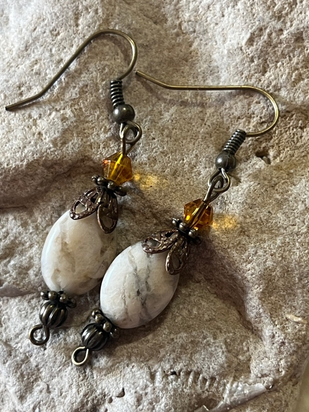 Feldspar Earrings.